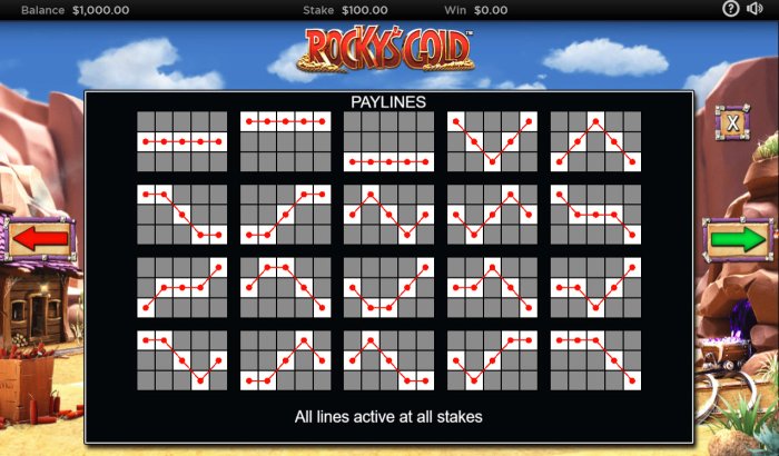 All Online Pokies image of Rocky's Gold