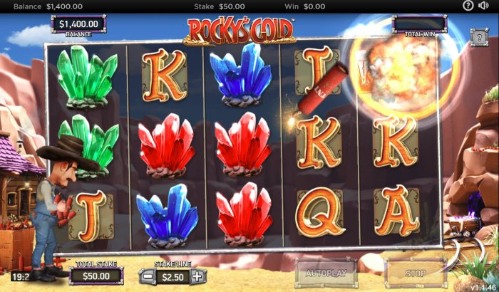 All Online Pokies image of Rocky's Gold