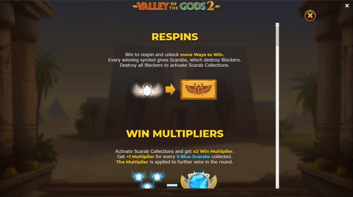 Valley of the Gods 2 by All Online Pokies