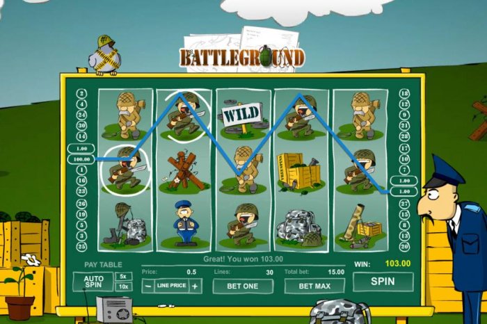All Online Pokies image of Battleground Spins
