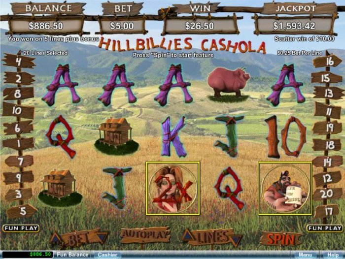 Hillbillies Cashola by All Online Pokies