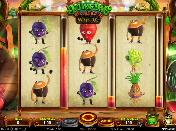 Nudge feature triggers a thre of a kind - All Online Pokies