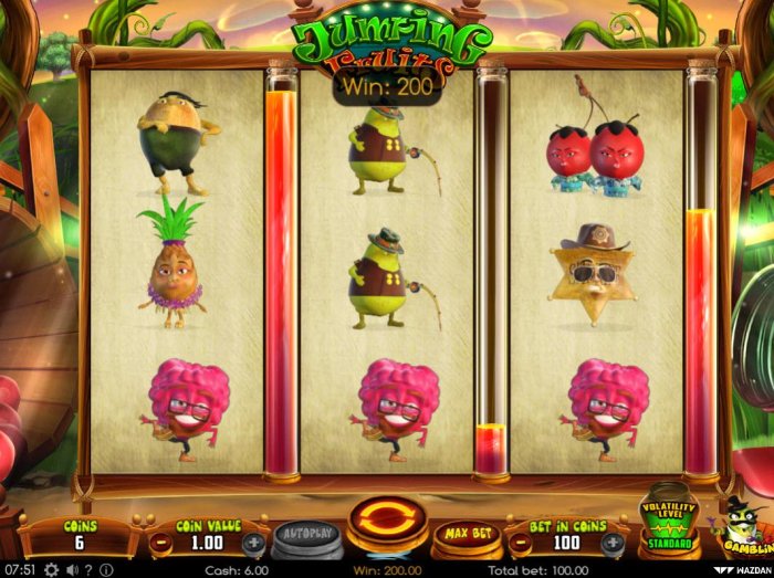 Jumping Fruits by All Online Pokies