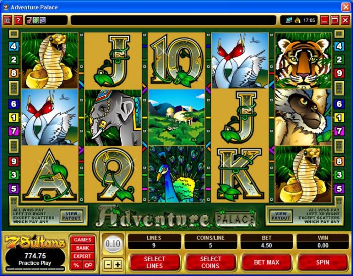 Adventure Palace by All Online Pokies
