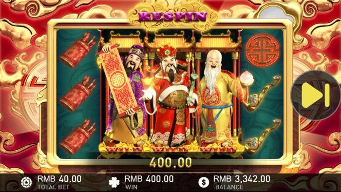 All Online Pokies - An additional 400.00 is awarded for the respin