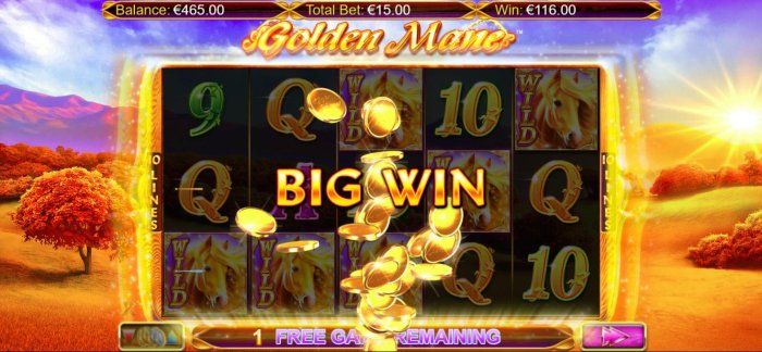 All Online Pokies - Wild symbols across the reels leads to a big win.