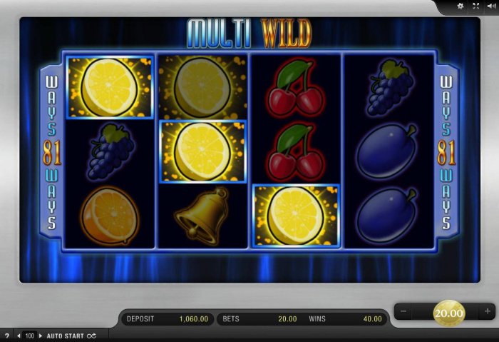 A 40.00 payout triggered by a pair of winning three of a kinds. by All Online Pokies
