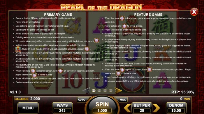 Pearl of the Dragon screenshot