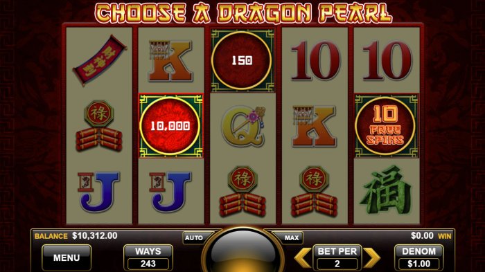 All Online Pokies image of Pearl of the Dragon
