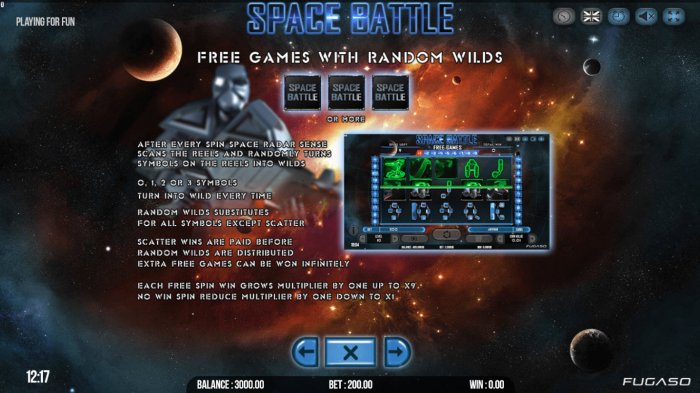 Space Battle by All Online Pokies