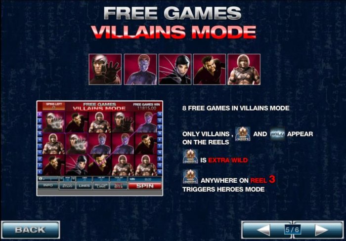 All Online Pokies - 8 free games in villains mode