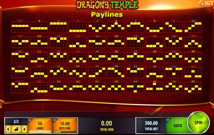 Dragon's Temple screenshot