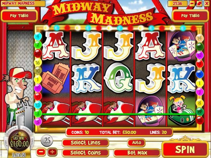 three of a kind triggers a $100 jackpot by All Online Pokies