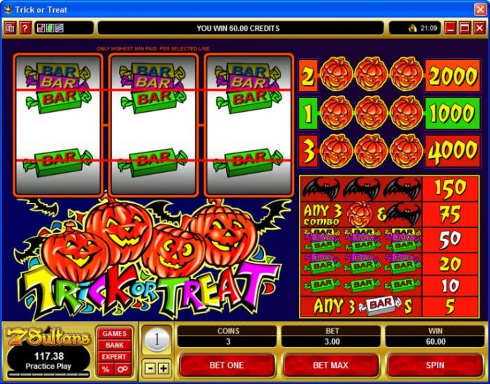All Online Pokies image of Trick or Treat