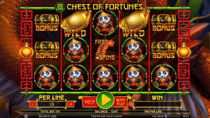 All Online Pokies image of Chest of Fortunes
