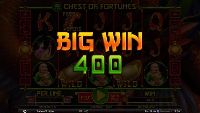 A 400 credit big win triggered by All Online Pokies