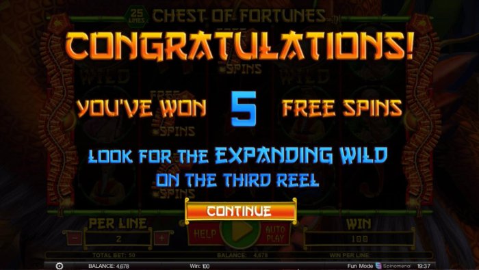 Chest of Fortunes by All Online Pokies