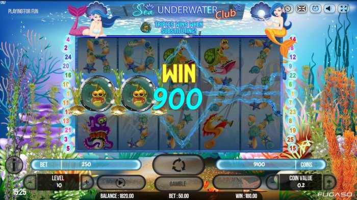 All Online Pokies image of Sea Underwater Club