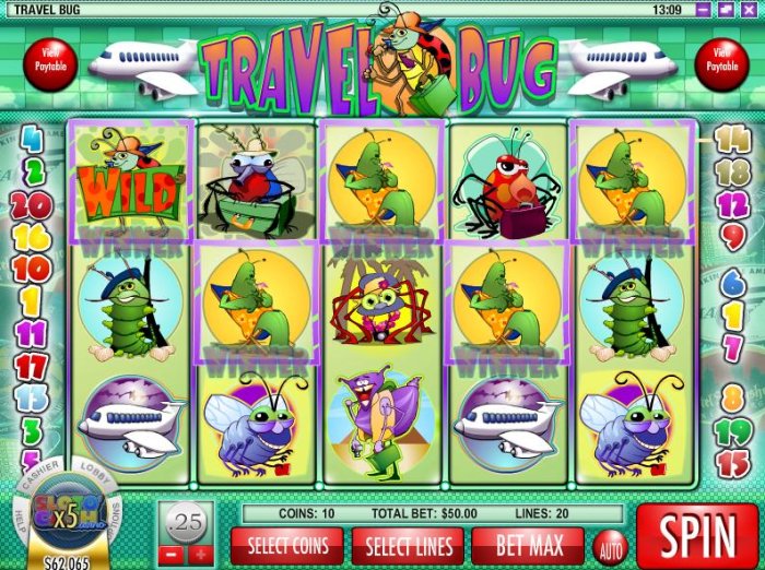 Travel Bug by All Online Pokies