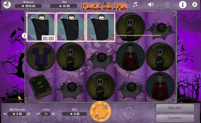Trick or Spin by All Online Pokies