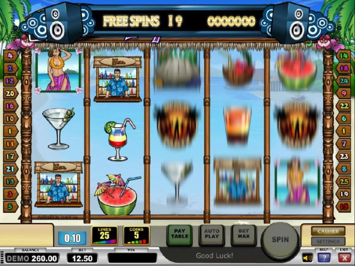 free spins feature game board by All Online Pokies