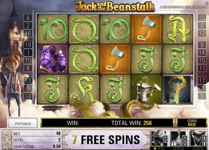 All Online Pokies image of Jack and the Beanstalk