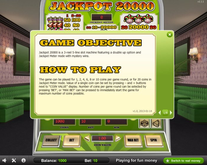 Jackpot 20000 by All Online Pokies