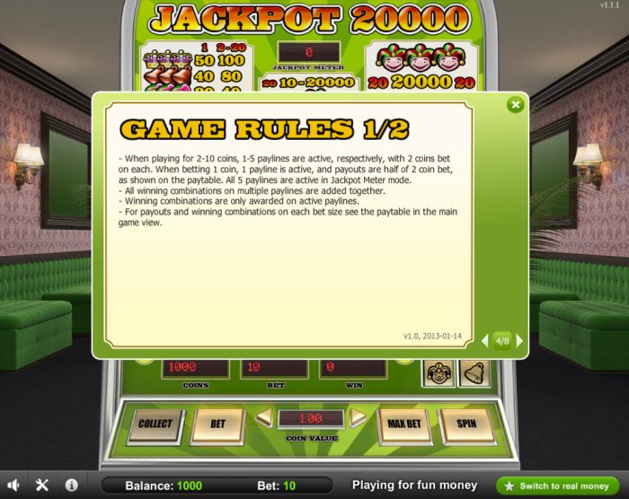 All Online Pokies image of Jackpot 20000