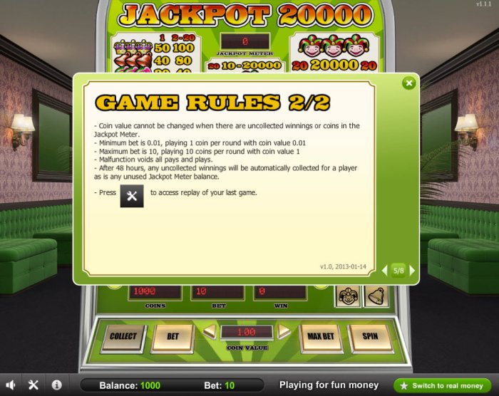 Jackpot 20000 screenshot