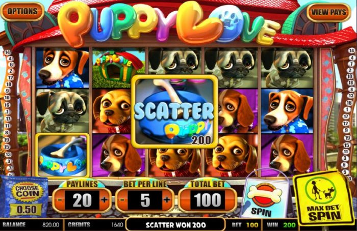 Puppy Love by All Online Pokies