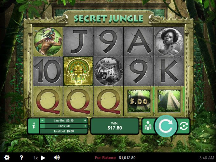 Secret Jungle by All Online Pokies