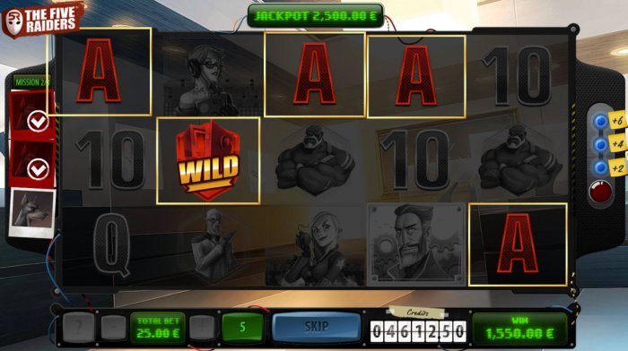 All Online Pokies image of The Five Raiders