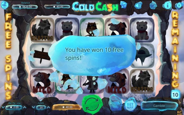 All Online Pokies image of Cold Cash