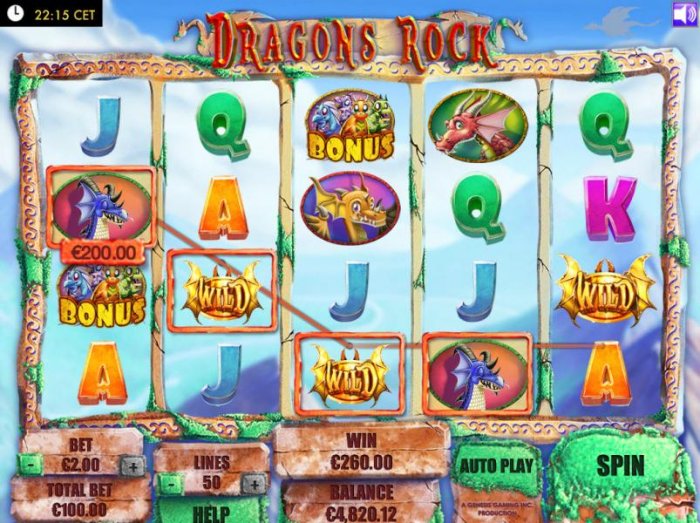 Dragons Rock screenshot