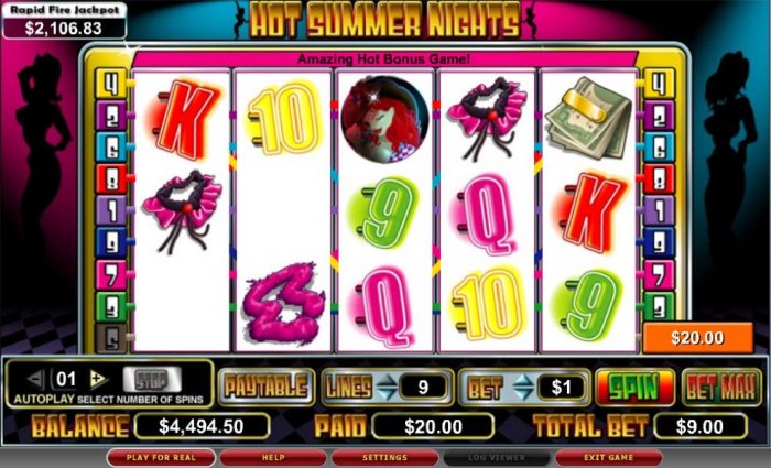 Hot Summer Nights by All Online Pokies