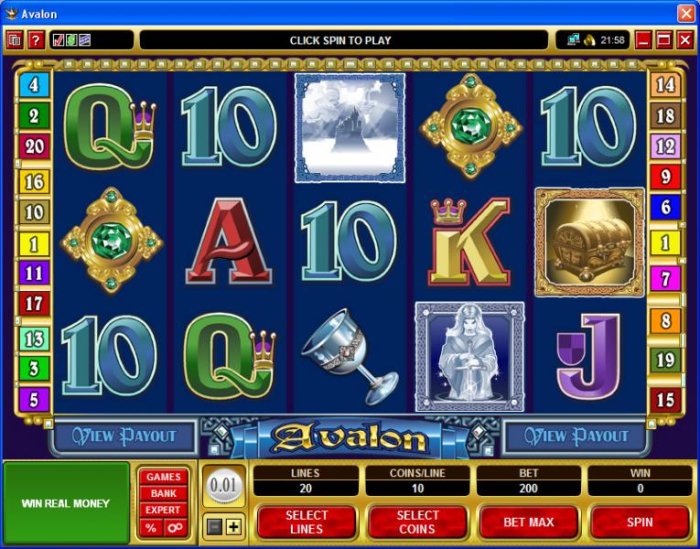 All Online Pokies image of Avalon