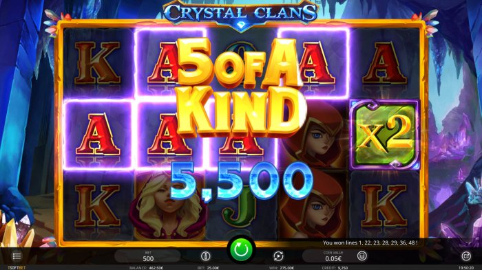 All Online Pokies image of Crystal Clans