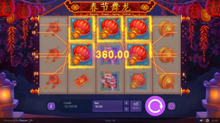 All Online Pokies image of Dancing Dragon Spring Festival