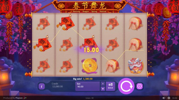 All Online Pokies image of Dancing Dragon Spring Festival