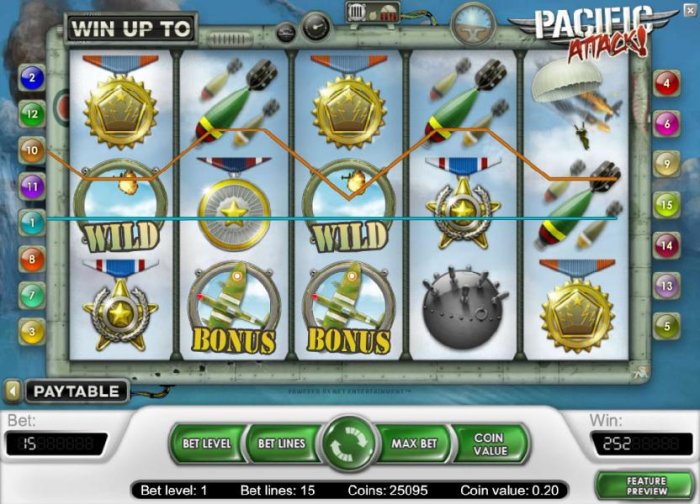 252 coin  big win jckpot triggered by multiple winning paylines - All Online Pokies