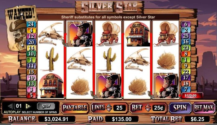 Silver Star by All Online Pokies