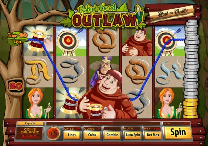 All Online Pokies image of Robin Hood Outlaw