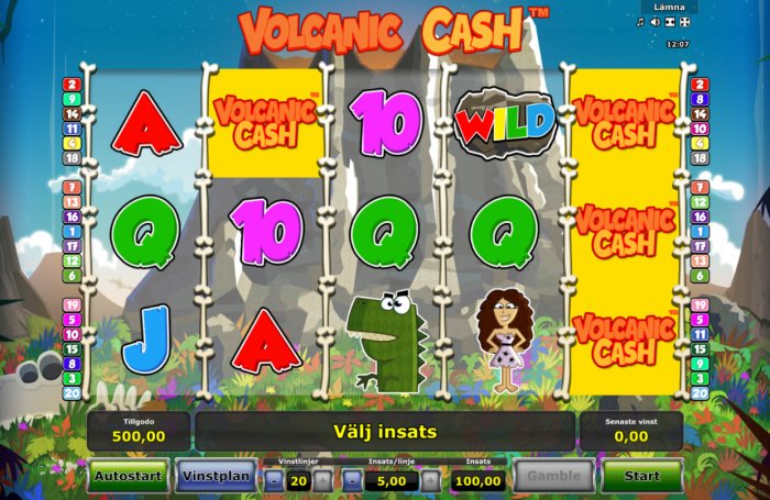 Volcanic Cash by All Online Pokies