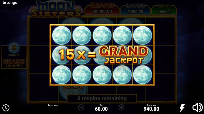 All Online Pokies image of Moon Sisters Hold and Win