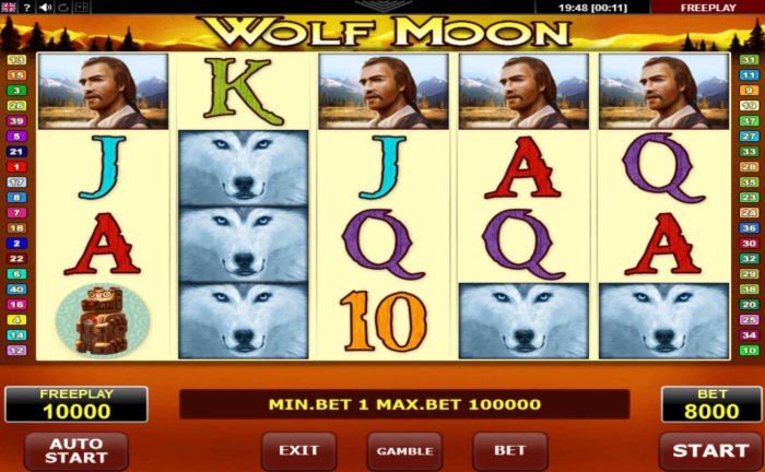 Wolf Moon by All Online Pokies