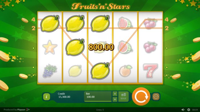 Fruits 'n' Stars by All Online Pokies