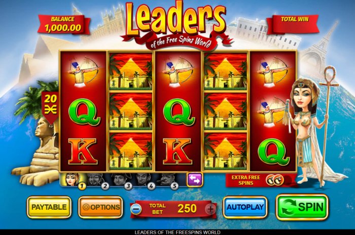 Leaders of the Free Spins World screenshot