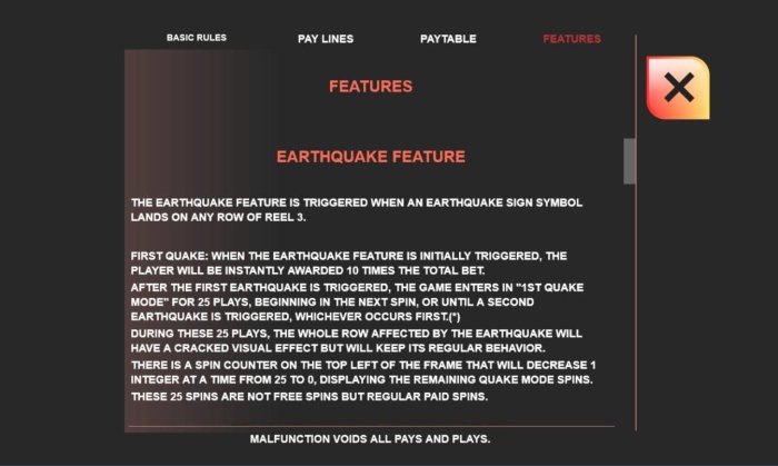 Quake by All Online Pokies