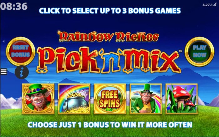 Click to play up to 3 bonus games. Choose just one bonus to win it more often! - All Online Pokies