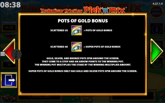 Rainbow Riches Pick n Mix by All Online Pokies
